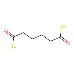 Hexanebis(thioic) acid structure
