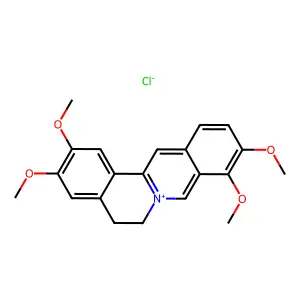 氯化巴马汀 structure