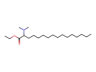 Ethyl 2-(dimethylamino)hexadecanoate structure
