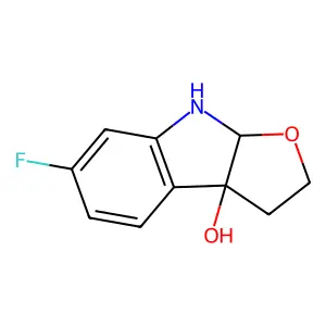 3alpha-Hydroxy-6-fluoroindoline structure