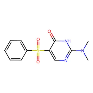 2-(Dimethylamino)-5-(phenylsulfonyl)-4-pyrimidinol structure