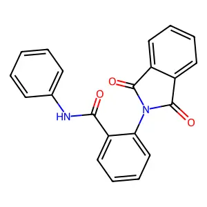 2-(1,3-二氧代异吲哚啉-2-基)-N-苯基苯甲酰胺 structure