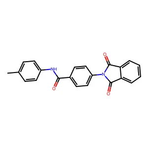 4-(1,3-dioxo-2,3-dihydro-1H-isoindol-2-yl)-N-(4-methylphenyl)benzamide structure