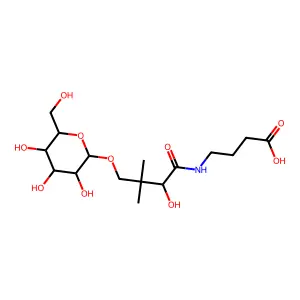 高泛酸葡萄糖苷 structure