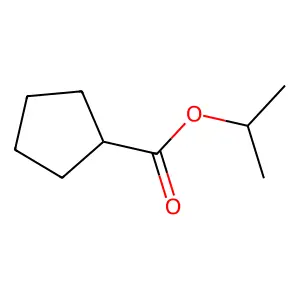 1-Methylethyl cyclopentanecarboxylate structure