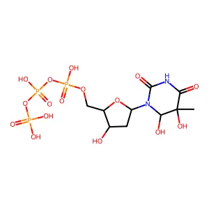 胸苷二醇-5'-三磷酸酯 structure