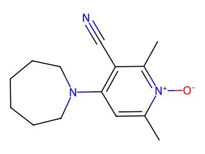 4-(Azepan-1-yl)-2,6-dimethyl-1-oxo-1lambda~5~-pyridine-3-carbonitrile structure
