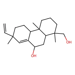 8(14),15-Sandaracopimaradiene-7,18-diol structure