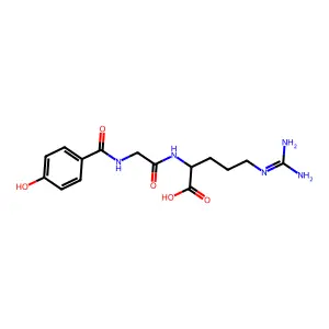 4-Hydroxybenzoylglycylarginine structure