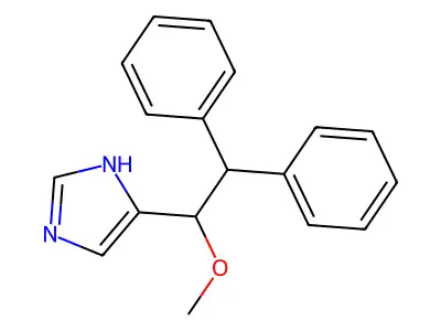 5-(1-Methoxy-2,2-diphenylethyl)-1H-imidazole structure