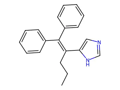 1H-Imidazole, 4-(1-(diphenylmethylene)butyl)- structure