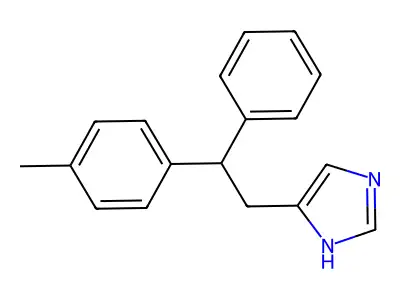 5-[2-(4-methylphenyl)-2-phenylethyl]-1H-imidazole structure