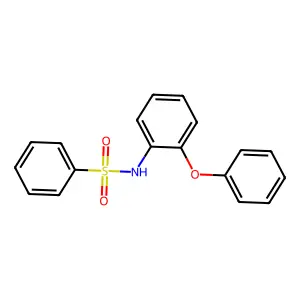 N-(2-phenoxyphenyl)benzenesulfonamide structure