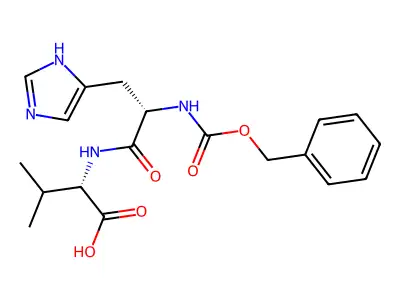 z-His-val-oh structure