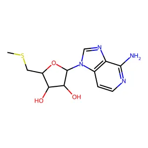 5'-Methylthio-5'-deoxy-9-deazaadenosine structure