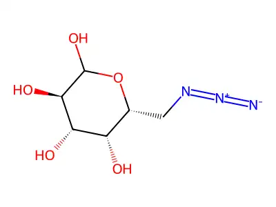 6-Azido-6-deoxy-D-galactose structure