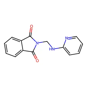 2-((2-Pyridinylamino)methyl)-1H-isoindole-1,3(2H)-dione structure