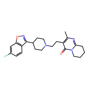 利培酮 structure
