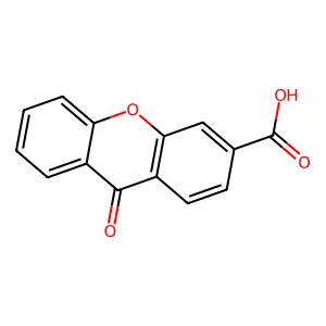 9-氧代-9H-呫吨-3-甲酸 structure