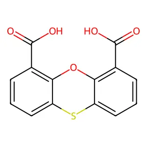 4,6-吩噁噻二甲酸 structure