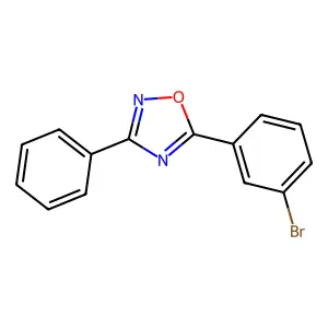 5-(3-Bromophenyl)-3-phenyl-1,2,4-oxadiazole structure