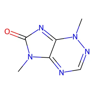 6H-Imidazo[4,5-e]-1,2,4-triazin-6-one, 1,5-dihydro-1,5-dimethyl- structure