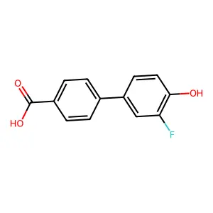 4-(3-Fluoro-4-hydroxyphenyl)benzoic acid structure