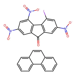 4-Iodo-2,5,7-trinitrofluoren-9-one;phenanthrene structure