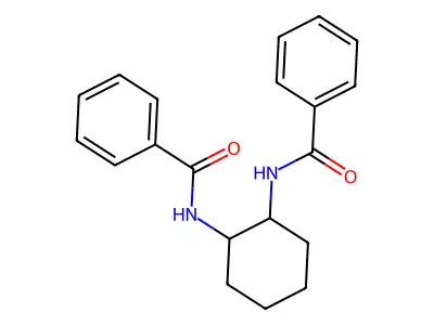 N-(2-benzamidocyclohexyl)benzamide structure