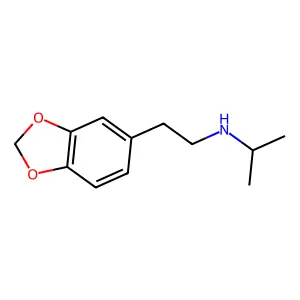 N-[2-(1,3-benzodioxol-5-yl)ethyl]propan-2-amine structure