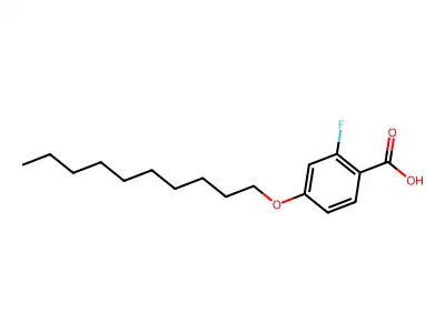 4-Decyloxy-2-fluorobenzoic acid structure