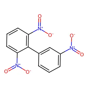 1,1'-Biphenyl, 2,3',6-trinitro- structure