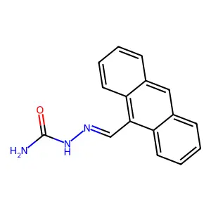 Hydrazinecarboxamide, 2-(9-anthracenylmethylene)- structure