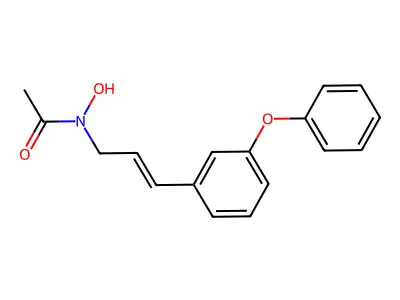 N-羟基-N-(3-(3-苯氧基苯基)烯丙基)乙酰胺 structure