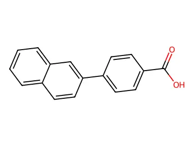 4-Naphthalen-2-yl-benzoic acid structure