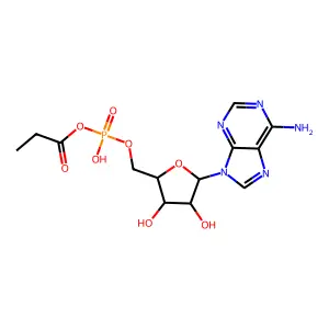 propanoyl-AMP structure