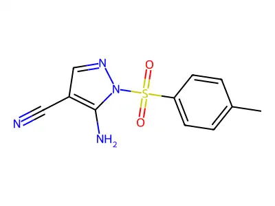 5-Amino-1-tosyl-1H-pyrazolo-4-carbonitrile structure