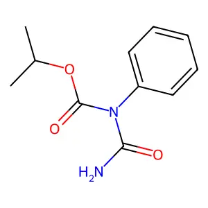Phenyl-2 isopropyl allophanate structure
