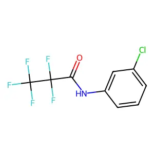 N-(3-chlorophenyl)-2,2,3,3,3-pentafluoropropanamide structure