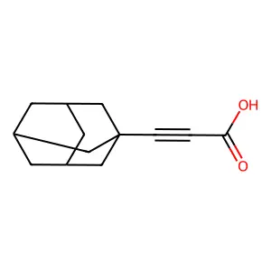 3-(Adamantan-1-YL)prop-2-ynoic acid structure