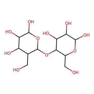 alpha-Lactose monohydrate structure