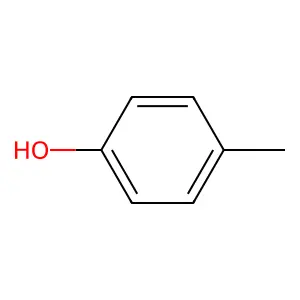 对甲酚 structure