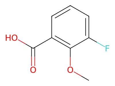 3-Fluoro-2-methoxybenzoic acid structure