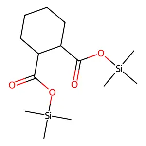 Bis(trimethylsilyl) 1,2-cyclohexanedicarboxylate structure