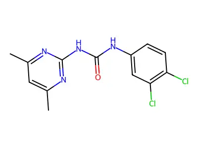 N-(3,4-Dichlorophenyl)-N'-(4,6-dimethyl-2-pyrimidinyl)urea structure