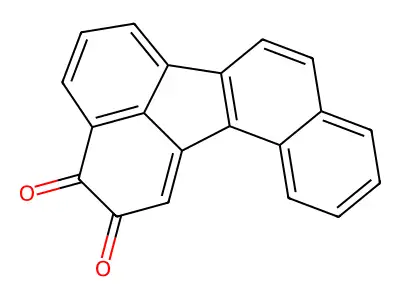 Benzo(j)fluoroanthene-4,5-dione structure