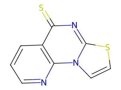 5H-Pyrido[3,2-e]thiazolo[3,2-a]pyrimidine-5-thione structure