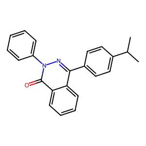 4-(4-isopropylphenyl)-2-phenyl-1(2H)-phthalazinone structure