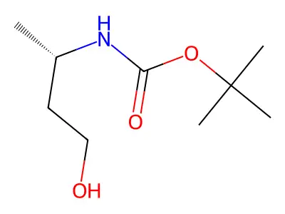 tert-Butyl (4-hydroxybutan-2-yl)carbamate structure