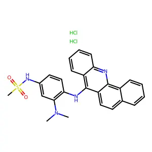 2-((4-(((2,4-Diaminopteridin-6-yl)methyl)methylamino)phenyl)carbonylamino)-4-phosphonobutanoic acid structure
